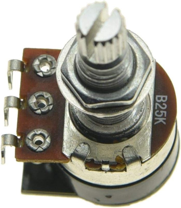 Kill Pot Guitar Bass Potentiometer with Push Switch to Kill the Sound Audio or Linear Taper A25K/A250K/A500K/B25K/B250K/B500K