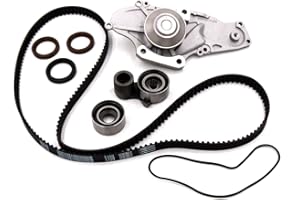 WQ W&Q AUTO PARTS Timing Belt Water Pump Kit fits for 2003-2007 For Honda Accord, 2005-2009 Odyssey, 2005-2008 Pilot Ridgeline, 2003-2009 For Acura MDX, RL TL 24V V6 SOHC