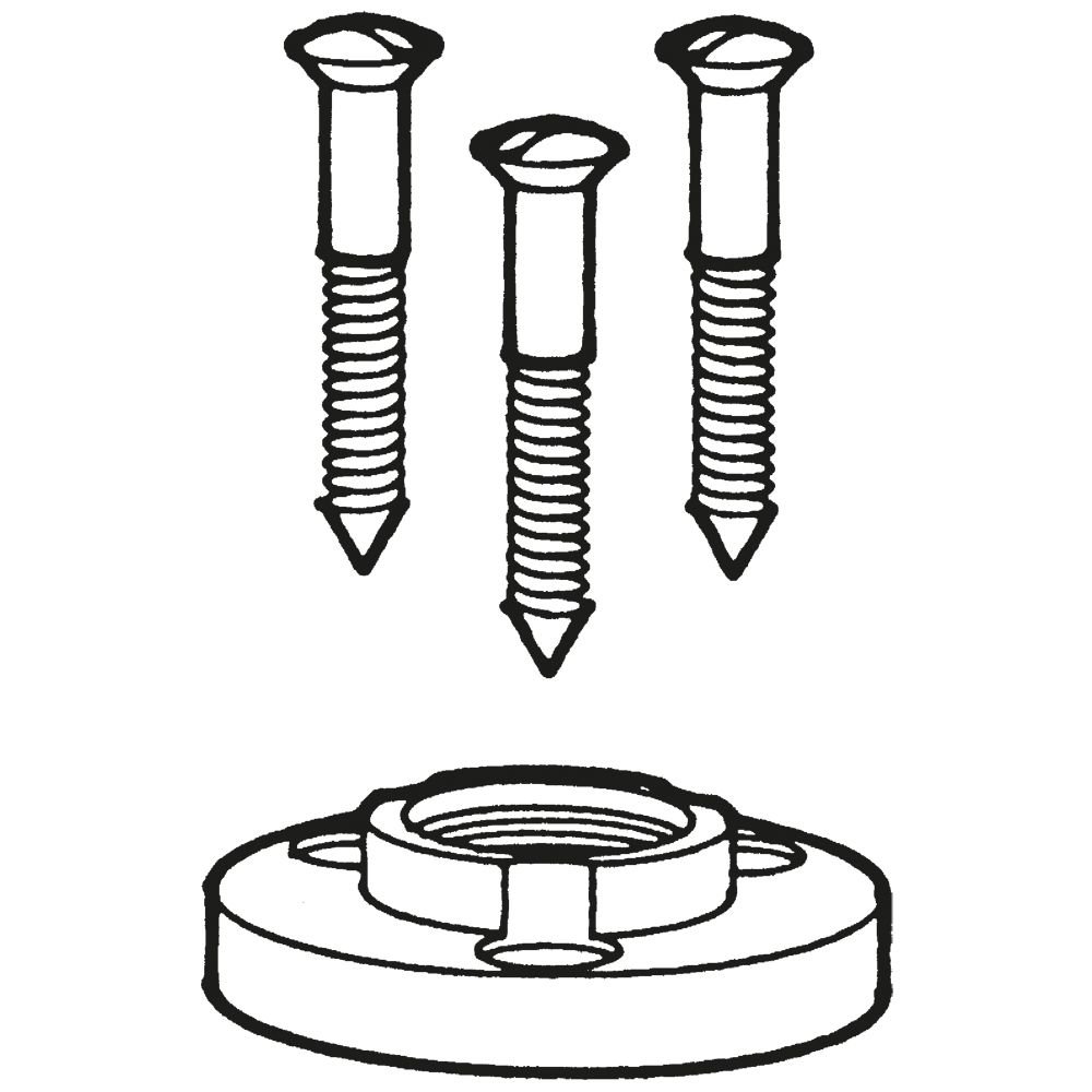 Novus 7951502000 Mounting Flange Light Grey