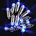 Acmee Non-Blinking Water Proof LED Mini Light Light up Paper Lanterns,Balloons,or Vase for Birthday Party or Wedding Decoration (Blue, Pack of 12)