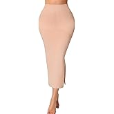 ANNZHIBRA Half Shapewear Slip for Women Under Dress, Tummy Control High Waist Seamless Maxi Skirt Body Shaper
