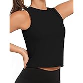 AURUZA Ice Silk Workout Tank Tops for Women Gym Womens Athletic Tops Loose Fit Running Tank Sleeveless Cool Sun Protection