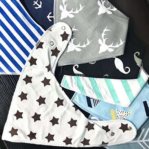 Discoball Baby Dreieckstuch 6er Set - Saugstarke Lätzchen Aus Baumwolle