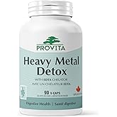 Provita Heavy Metal Detox Supplement with EDTA, Cilantro, NAC, L-Cysteine and Glutathione | Supports Natural Detox Pathways, 