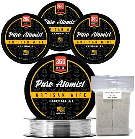 Kanthal A1 Wire 26g 28g 36g 38g Gauge AWG 325ft. Bundle - Resistance Heating Alloy KA-1