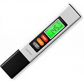 Craft911 TDS Meter - Digital Water Tester for Drinking Water | 0-9999 PPM EC Meter, Professional water hardness test kit, tap well pool hydrophonics aquarium conductivity meter