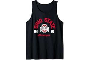 ELITE AUTHENTICS Ohio State Buckeyes Game Time Logo Officially Licensed Tank Top