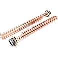 Qagea HE 90240 Water Heater Element Part with New Rubber Ring Fit for EcoSmart ECO 18 24 27 36, Rheem, Richmond, iHeat/Drakken Electric Tankless Water Heater, 9KW 240V Heating Element (2Pcs)