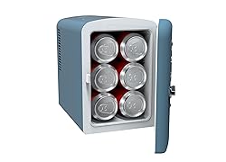 Frigidaire Retro Mini Personal Fridge Cooler, Holds