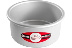 Fat Daddio's Anodized Aluminum Round Cake Pan, 6 x 3 Inch