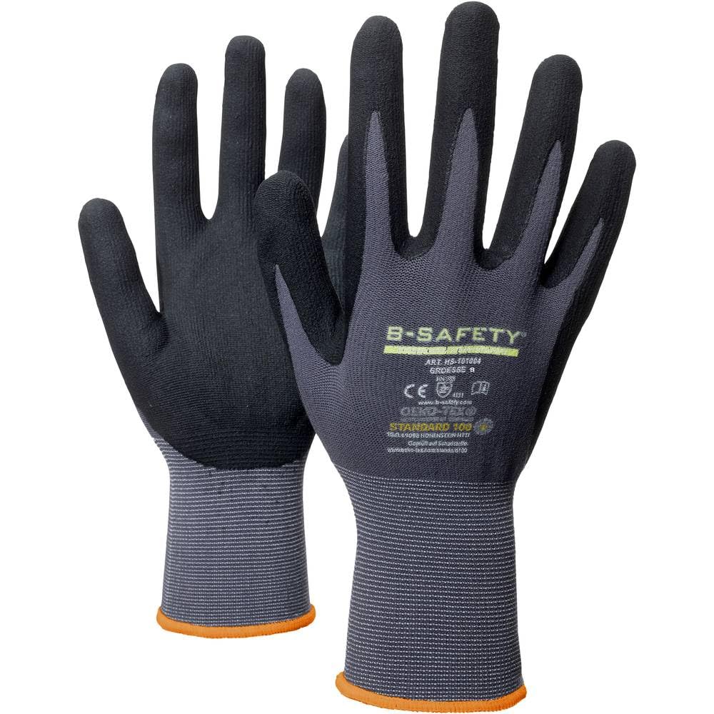 B-SAFETY ClassicLine Nitril HS-101004-8 Nitrile work gloves size (gloves): 8 EN 388 CAT II