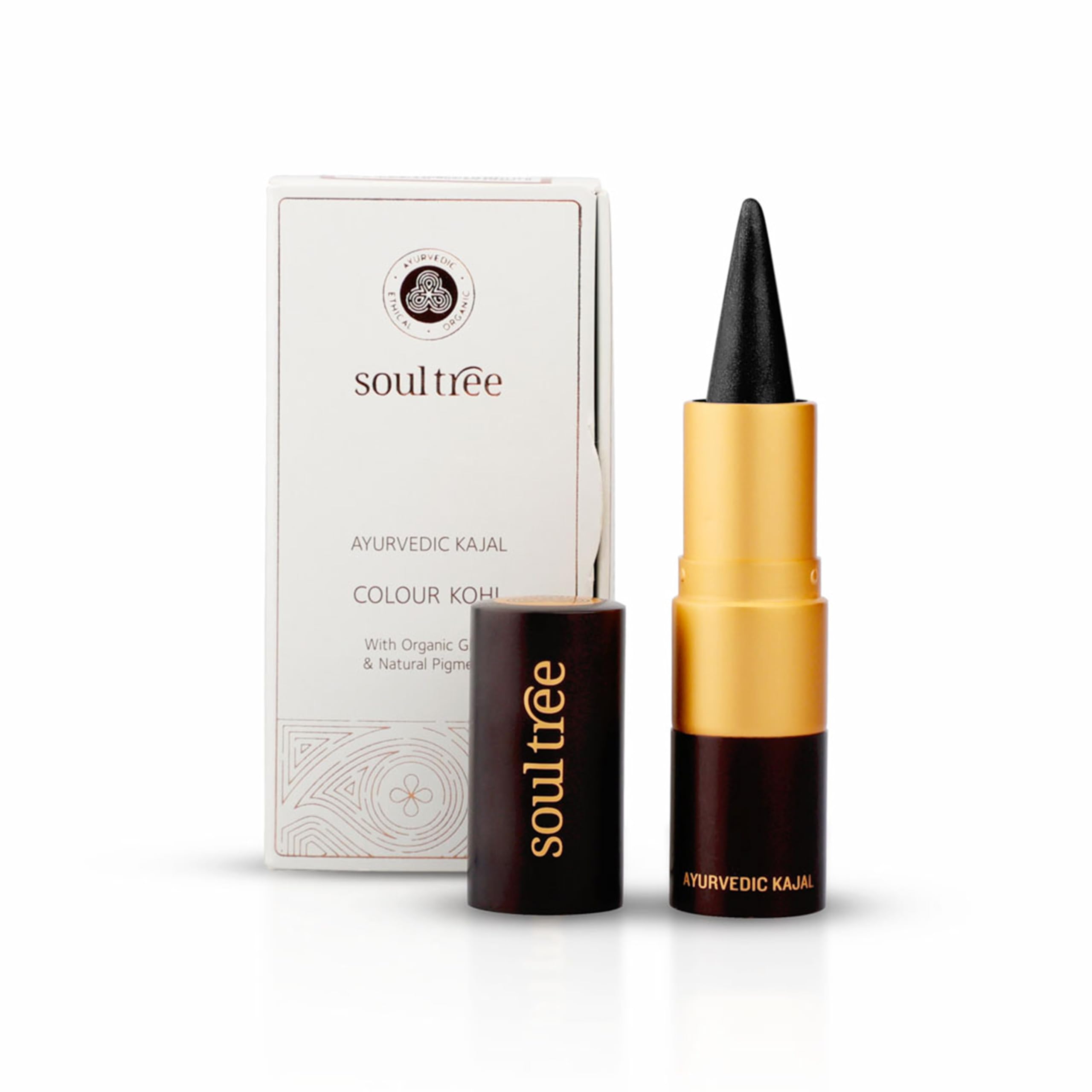 SOULTREE Ayurvedic Pure Black Kajal 011 (3 Gram)