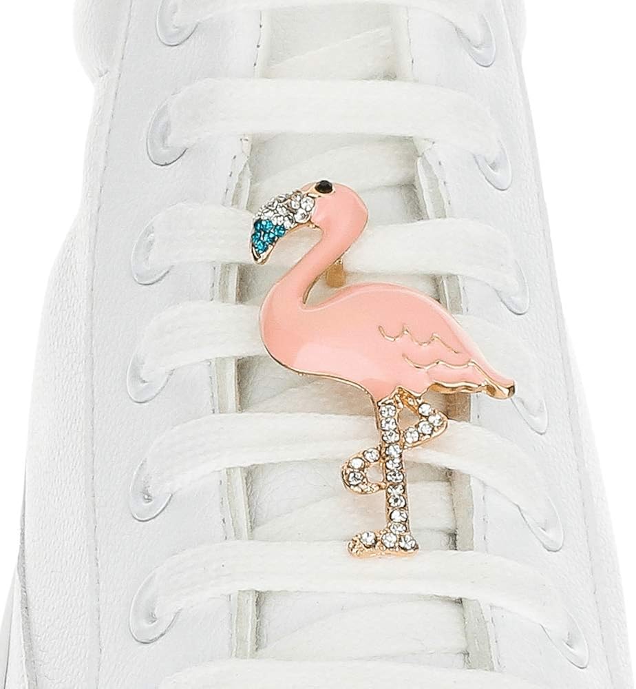 flamingo croc charm