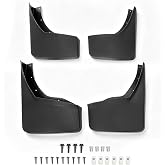 ECOTRIC Mud Flaps Splash Guards Compatible with 14-19 Sierra 15-19 Sierra | Compatible with 2014-2019 GMC Sierra 1500 &amp; 2015-2019 GMC Sierra 2500/3500 Mud Guards Splash Guards; Front &amp; Rear Set
