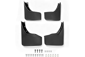 ECOTRIC Mud Flaps Splash Guards Compatible with 2014-2018 GMC Sierra 1500 & 2015-2019 GMC Sierra 2500/3500 Mud Guards Splash 