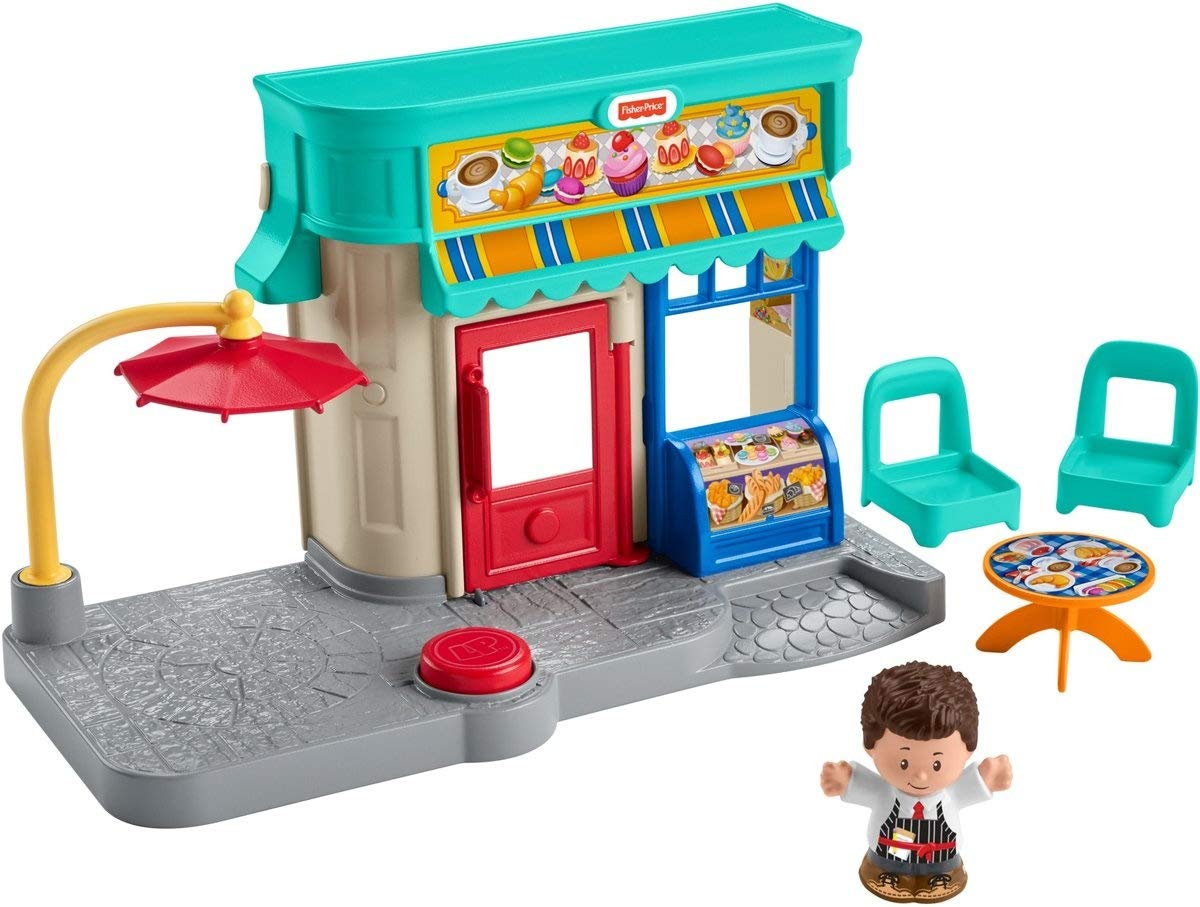 Fisher-Price GNC60 Little People Café Bakery, Multi-Colour