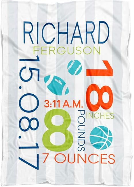 personalised baby blankets amazon