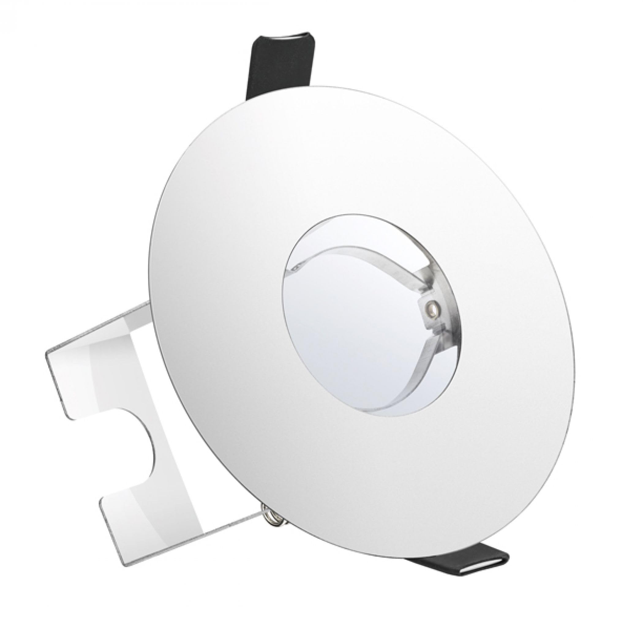 Integral Evofire Fire Rated GU10 Downlight Chrome with Insulation Cover 70-100mm Hole Size