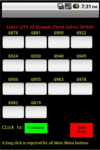 Advanced Military Ammunition Residue Calculator
