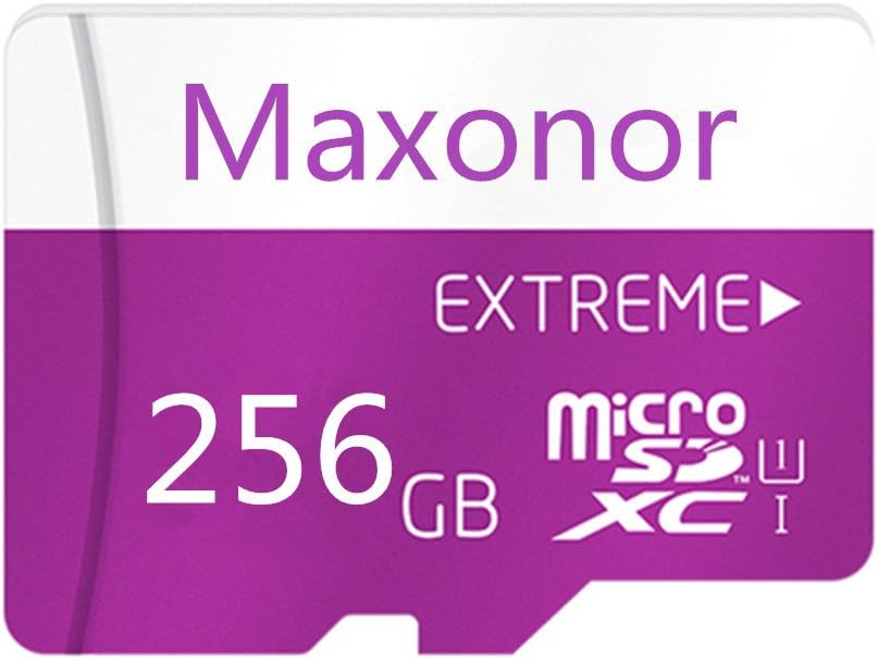 Navision 256GB Micro SD SDXC Memory Card High Speed Class 10 with Micro SD Adapter (256GB)
