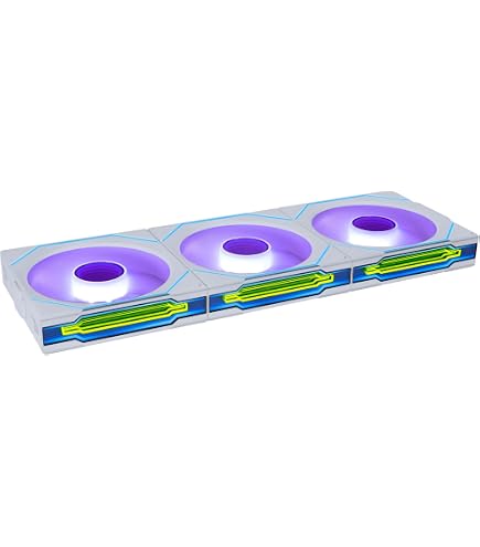 Kit 3 Fans Lian Li Uni Fan SL infinity Wireless RGB Branco 120 mm