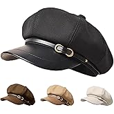Busnos Newsboy Hats for Women and Men Beret Women's Hats & Caps Fall and Winter Womens Hat y2k Hat Women's Octagonal Cap