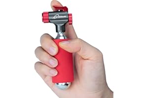 Ctrepower Co2 Bike Tire Inflator, 16g Co2 Cartridges Threaded,Quick&Easy, Presta and Schrader Valve Compatible, for MTB & Road Bikes