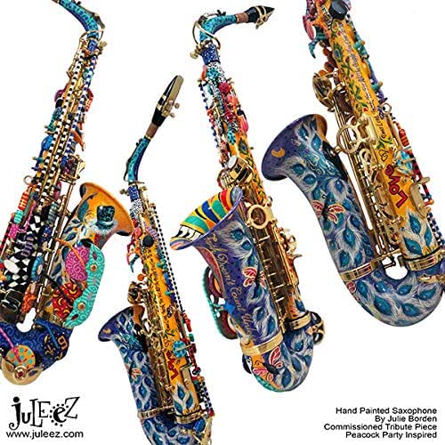 Hand Painted Alto Saxophone By Juleez Saxophone Handmade