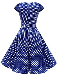 Homrain Vestido para mujer retro vintage con corte en A y mangas de caso, vestido de cóctel con caída, de los años 50