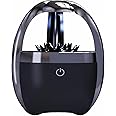 Taysem Ferrofluid Speaker Sound Visualizer - Dancing Ferrofluid Display Ferro Fluid, Small Transparent Bluetooth Magnetic Fluid Speaker Birthday Gifts for Men (Black)