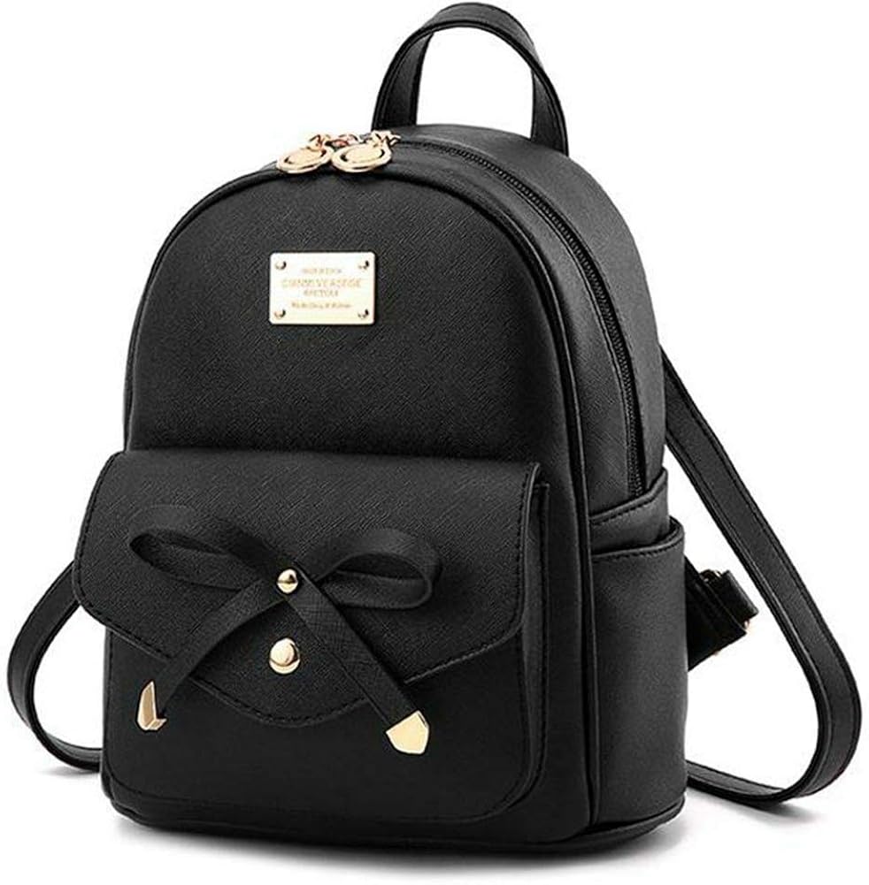cute mini backpack purse Girls Fashion Small Plaid Leather Women Backpacks Little Bag, Mint Blue : Clothing, Shoes & Jewelry MULTIPURPOSE WOMEN BACKPACK PURSE Women Mini Cute Bow Backpack
