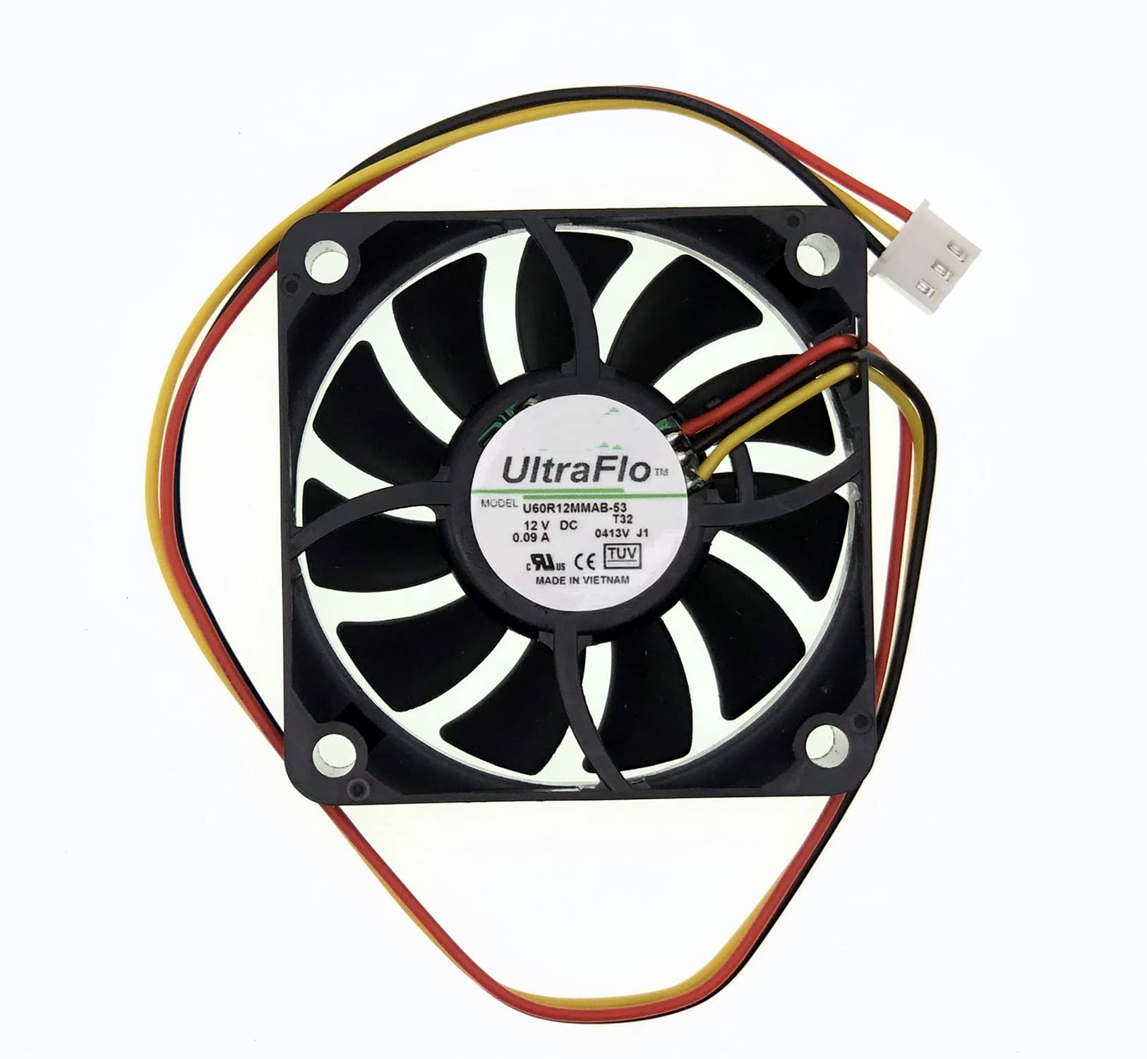 Photo 1 of Replacement Cooling Fan DLP CHIP'S Fan for Mitsubishi TV 299P382010 WD-73642 WD-73742 WD-73842 WD-73C12 WD-82742 WD60C10 WD73C10 WD60638 U60R12MMAB-53 GM1206PHV2-A 6015 DC12V 0.09A 60×60×15MM