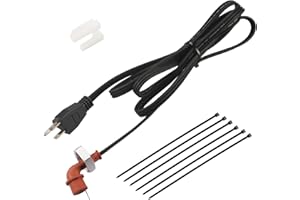 GASHWER 3600008 Replacement 120V Block Heater Cord Cordset 251919 Fits Heavy Duty Immersion Heaters & Engine Block Heaters Compatible with Ford 7.3 6.0 6.4 6.7 L Diesel Dodge Ram Cummins Diesel Ford F250 350