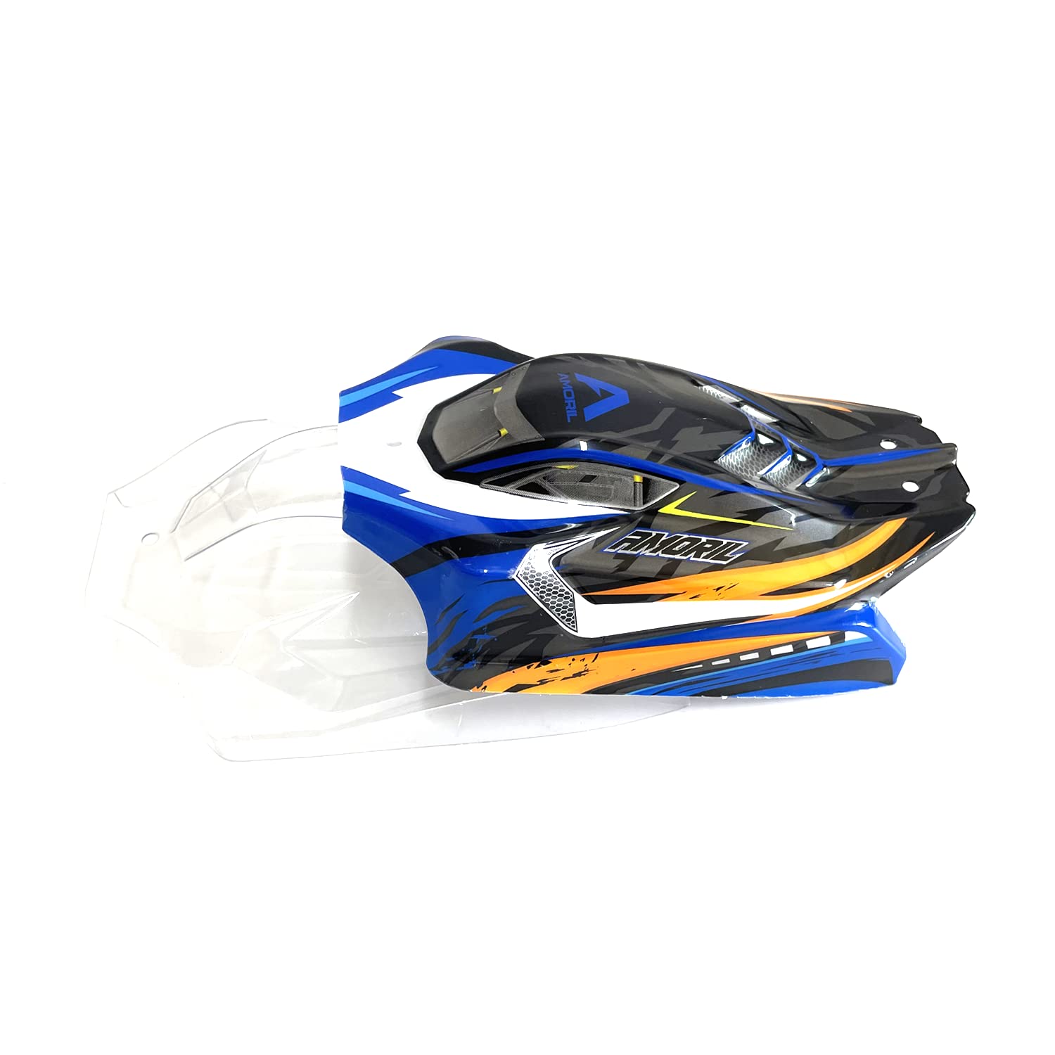 AMORIL 1/14 PVC On Road Drift Car Body 2*PVC Car Body Shell RC Racing Car Accessories Blue/Clear(DIY Painting) 4X4 Pre-Cut Body Pro-line Racing Coolplay Shell Pickup Truck Body