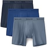 Tommy John Men's Luxe Modal 6" Boxer Brief Underwear 3-Pack