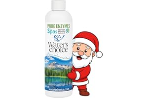 WATERS CHOICE, INC Waters Choice Pure Enzymes for Spas – 4-in-1 Chemical-Free Hot Tub Cleaner & Clarifier – Professional Grade Certified Enzyme Treatment for Crystal Clear, Chemical Light Water, Saving Time & Money.
