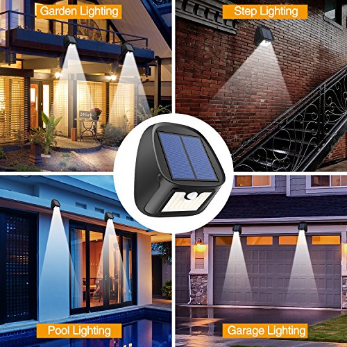 Solar Lights Outdoor, 29 LED Solar Motion Sensor Lights – Waterproof Security Light – Solar Wall Lights with Motion Activated Auto ON/Off for Outdoor Deck Patio Backdoor Driveway Garage Garden(4 pack) - Thumbnail 7