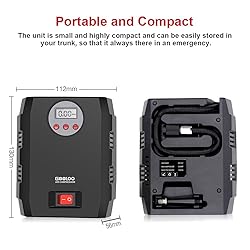 Digital Tire Inflator, GOOLOO 12V DC Air