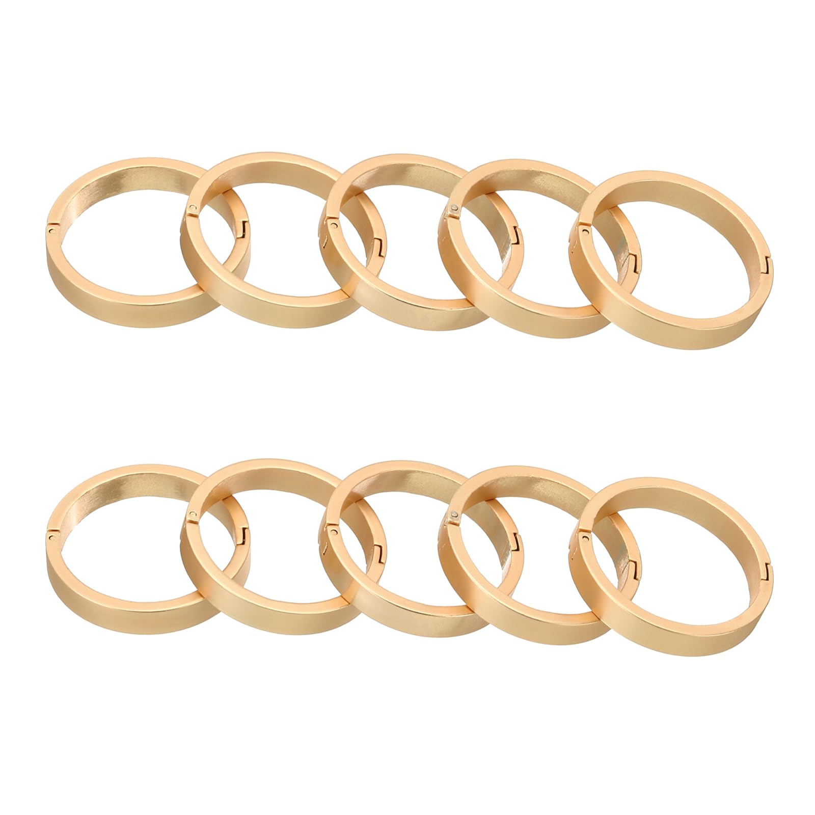 PATIKIL 30mm/1.2inch Binder Rings, 10PCS Paper Rings Book Rings Loose Leaf Binder Rings Small Metal for Index Cards Notebook Craft Classroom Calendar