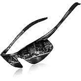 DADA-PRO Polarized Sunglasses Men Sport Driving Sun Glasses Ultralight Al-Mg Mirrored Shades UV400 Protection
