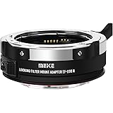 Meike MK-EFTR-CL Auto-Focus Locking Drop-in Filter Mount Lens Adapter for Canon EF to EOSR with Variable ND Filter and UV Fil