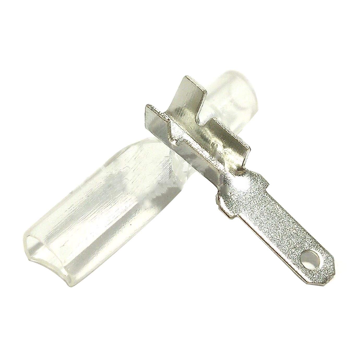 Electrical Equipment & Supplies 100x 4.8mm Crimp Terminal Male Spade