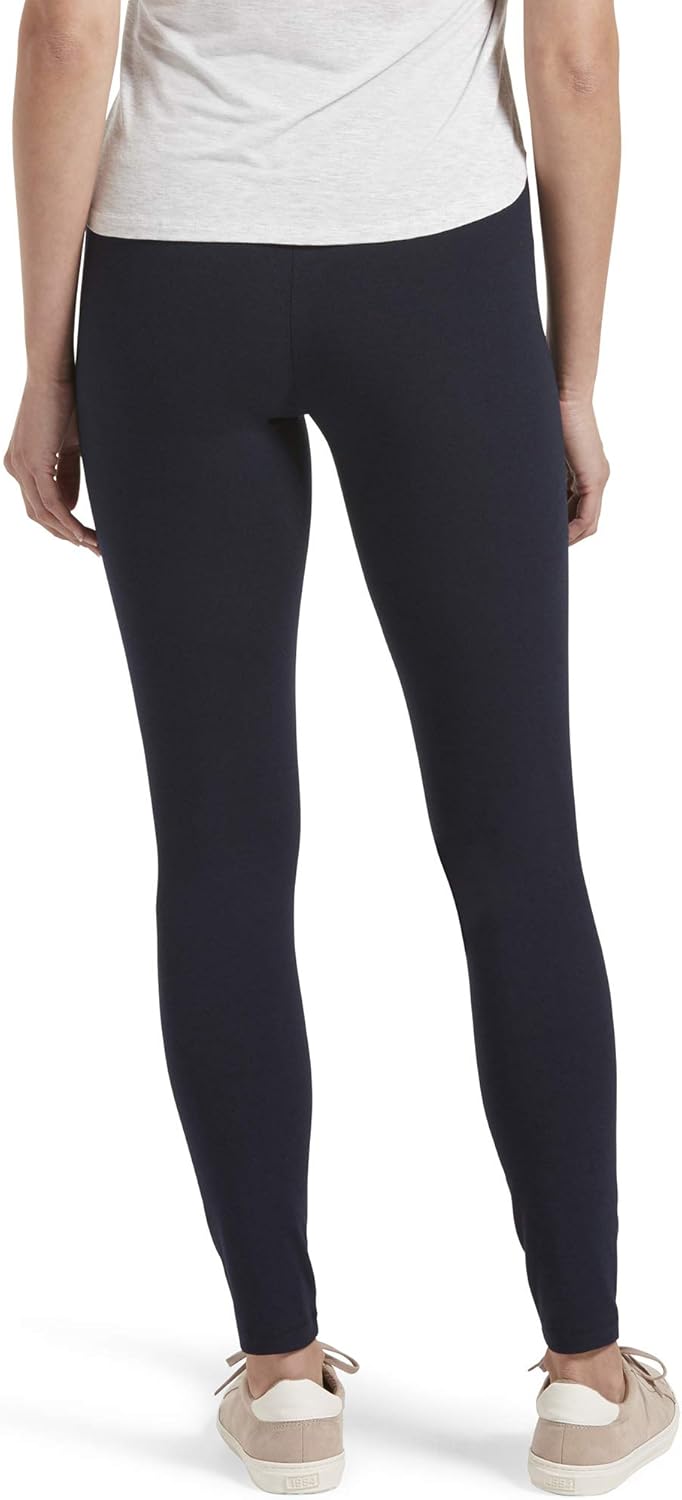 HUE Women's Cotton Ultra Legging with Wide Waistband, Assorted at  Women’s Clothing store