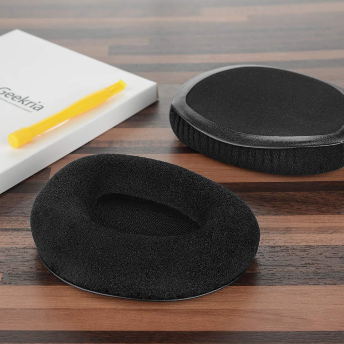 Geekria Comfort Velour Replacement Ear Pads Compatible with Sennheiser RS160, HDR160, RS170, HDR170, RS180, HDR180 Headphones - Image 5