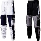 ausuky White Work Cargo Combat Trousers Pants XL with Knee Pad Pockets view 2