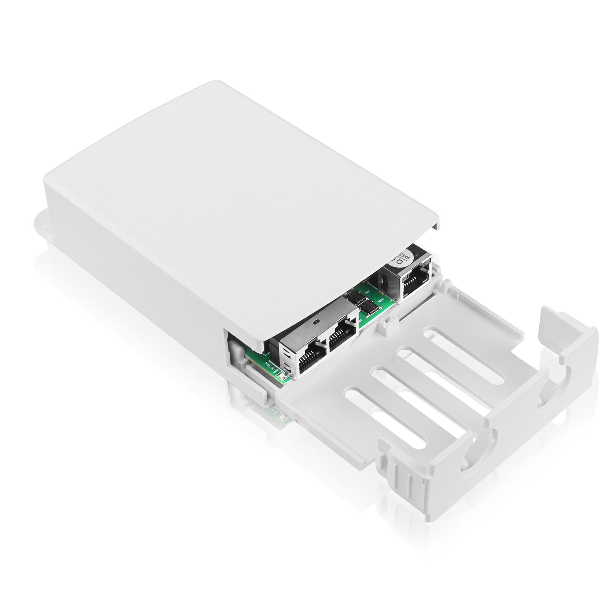 SinLoon 30W Gigabit PoE Extender, PoE Adapter,IEEE 802.3af/at PoE+ Standard， 100/1000Mbps RJ45 1 to 2 Wall Mounted POE Injector