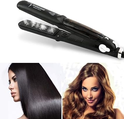 magic professional ceramic steam hair straightener