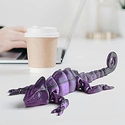 3D Printed Articulated Chameleon Fidget Toy