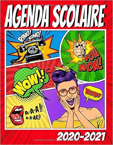 Agenda 21 Comic Pour La Rentree Scolaire Agenda Scolaire 21 Fille Comic Agenda Primaire College Lycee Organisateur Agenda Etudiant Du Temps Agenda Journalier French Edition Publishing Vivid Vie Books Amazon