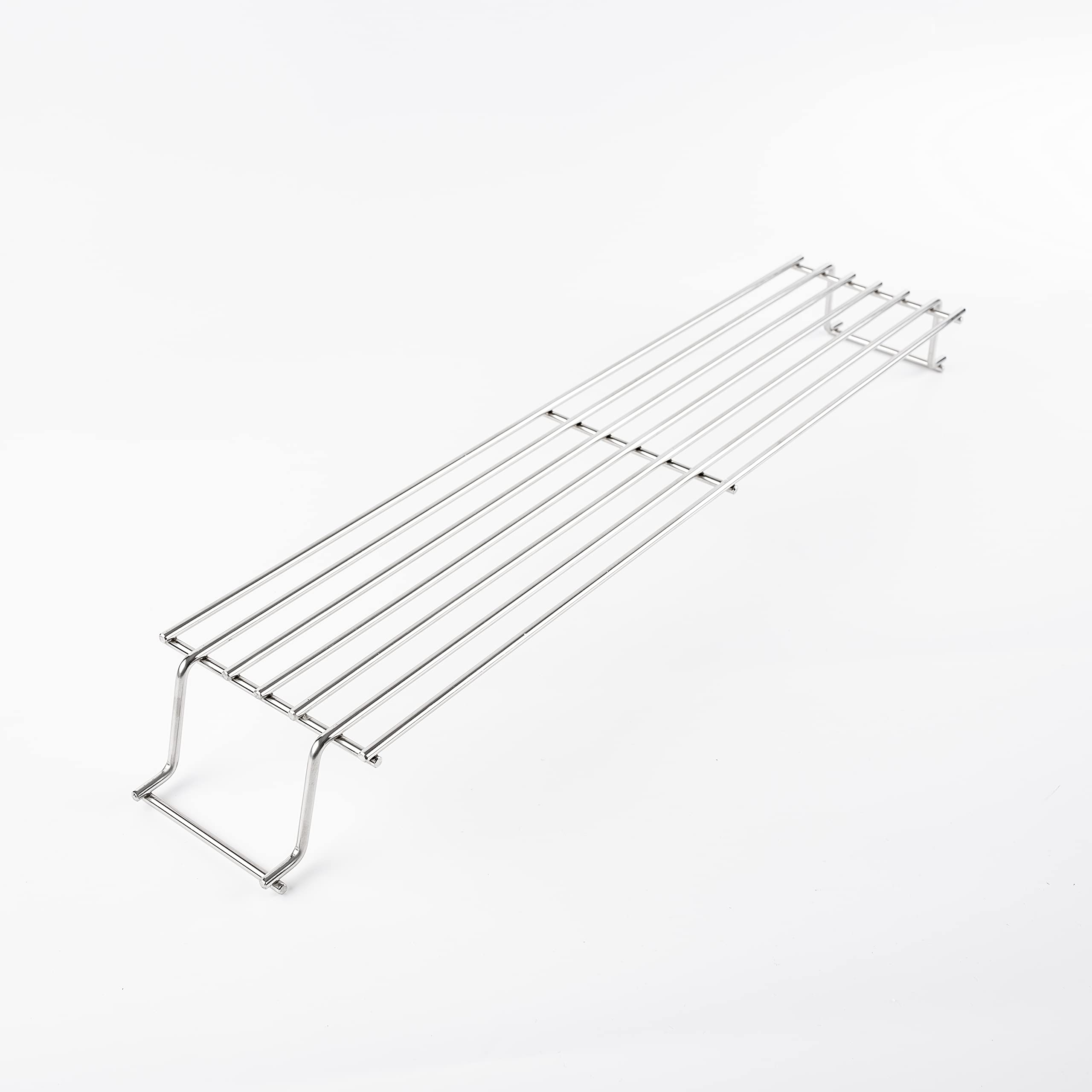 LOKHING 7641 63.5CM Grill Warming Rack for Weber Spirit 300 Series Spirit E-310 S-310 E-320 S-320 SP-330 (2013-2017), Genesis Silver/Gold B and C,Genesis Platinum,Chrome Plated Warming Grate Standing